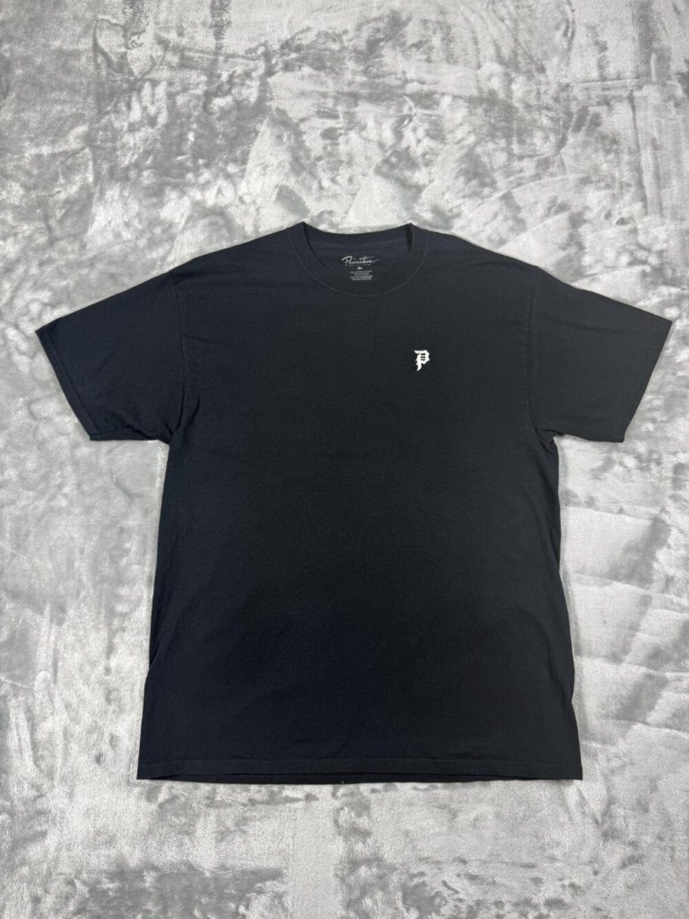 Primitive Skateboarding Shirt Mens Large Black P Logo Lips Graphic Skate Tee
